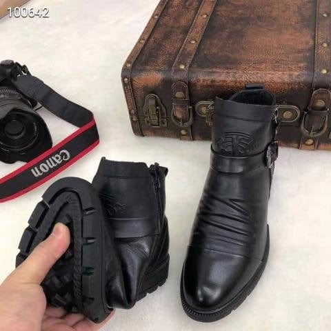 Beyond Raw's Hand Embossed Zipper Premium Boots