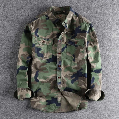 Beyond Raw Camouflage Full Sleeve Shirt